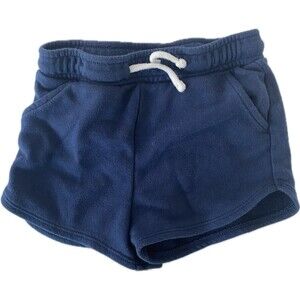 Old Navy Pull-On Cotton Jaw-String Toddler 3T Shorts Periwinkle Navy Blue
